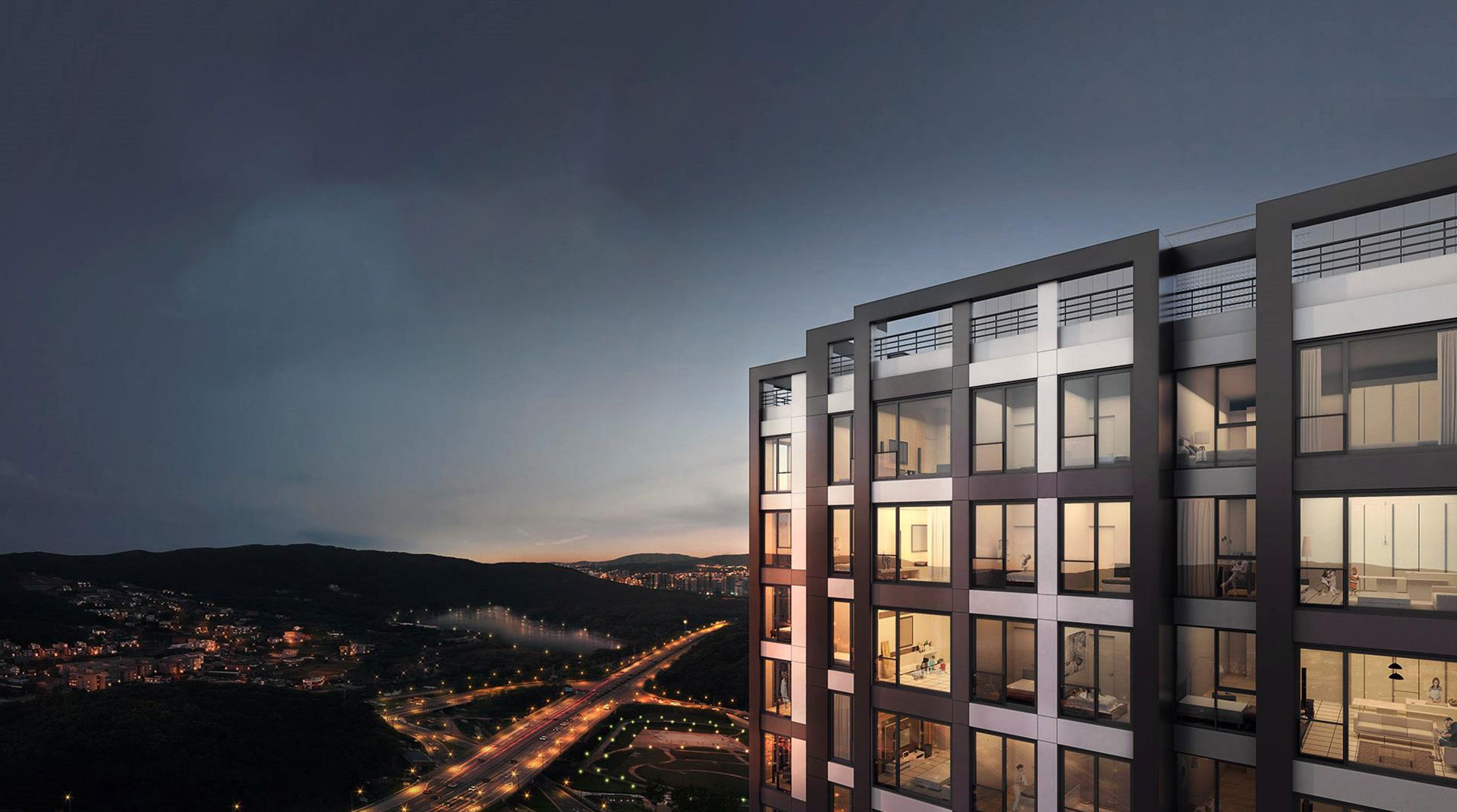 판교 디오르나인 조감도